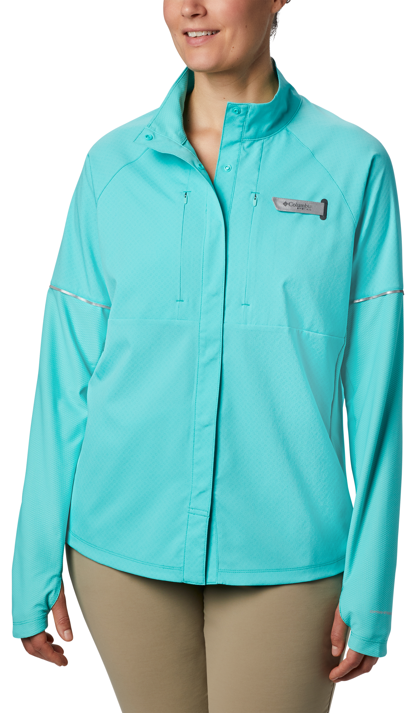 Columbia Ultimate Catch Zero Long Sleeve - Maglia Ibrida A Maniche Lunghe Donna, Protezione Solare UPF 50, Raffrescante - 5